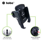 BOBO BM4 Jaw-Grip Bike Phone Holder — Motorcycle Mobile Mount