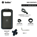 BOBO BM10H/M PRO Plus Fully Waterproof Bike Phone Holder — PRO Plus Vibration Damper