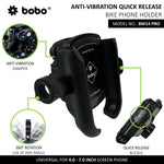 BOBO BM14 PRO X Jaw-Grip Bike Phone Holder — Quick Release + PRO X Vibration Controller