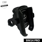 BOBO BM14 PRO X Jaw-Grip Bike Phone Holder — Quick Release + PRO X Vibration Controller