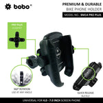 BOBO BM14 PRO Plus Jaw-Grip Bike Phone Holder — Quick Release + Anti-Vibration