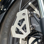 MotoTorque Caliper Guard (SS) for Harley X440T - fitted