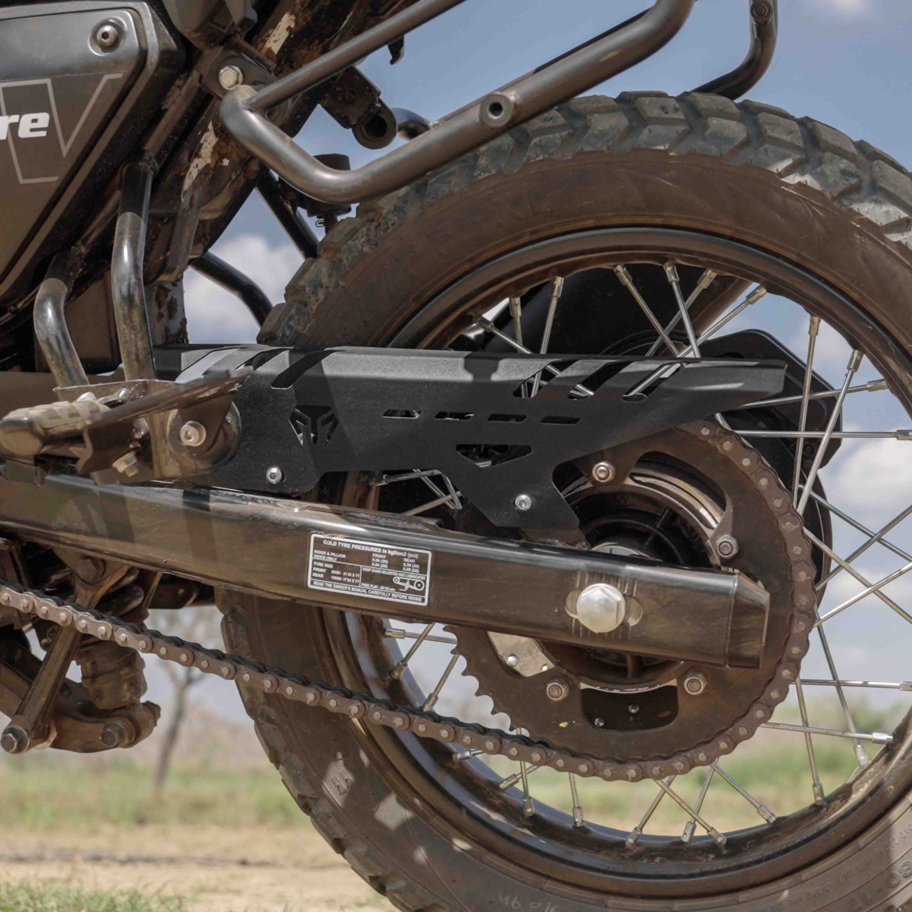 MotoTorque Chain Guard for Yezdi Adventure