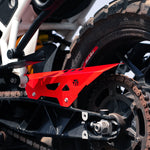 Chain Guard for TVS Apache RTX 300 - Red detail