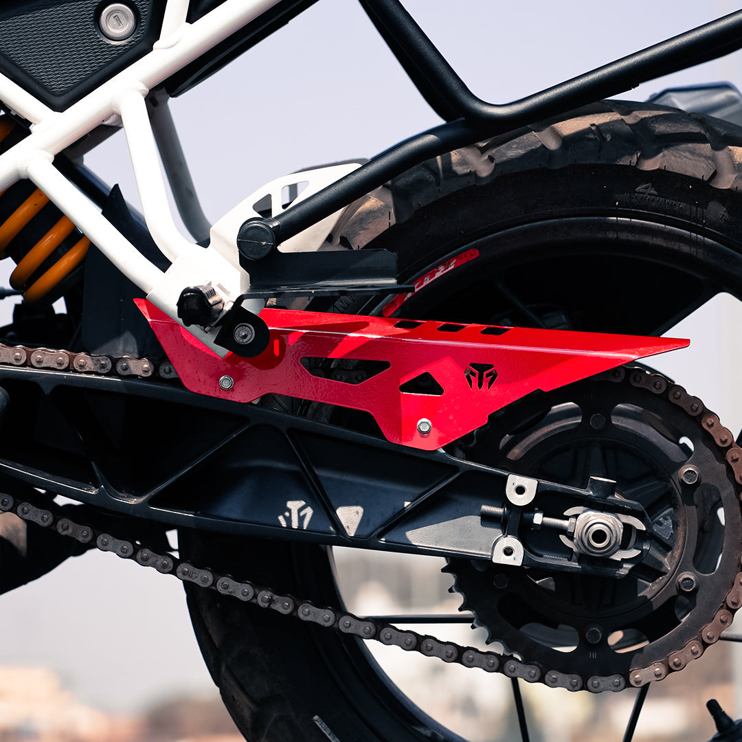 Chain Guard for TVS Apache RTX 300 - Red