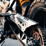 Chain Guard for TVS Apache RTX 300 - Silver detail