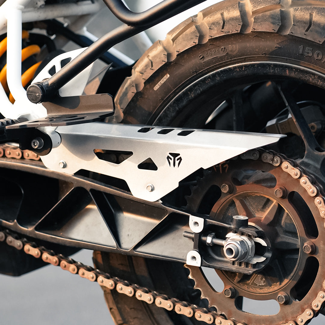 Chain Guard for TVS Apache RTX 300 - Silver