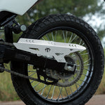 MotoTorque Aluminium Chain Guard for Kawasaki KLX 230 - fitted
