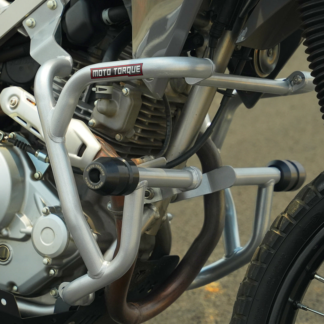 MotoTorque Crash Guard (Silver) for Kawasaki KLX 230 CBU