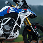 Mototorque Apex Crash Guard for BMW F450 GS (White) - view 3