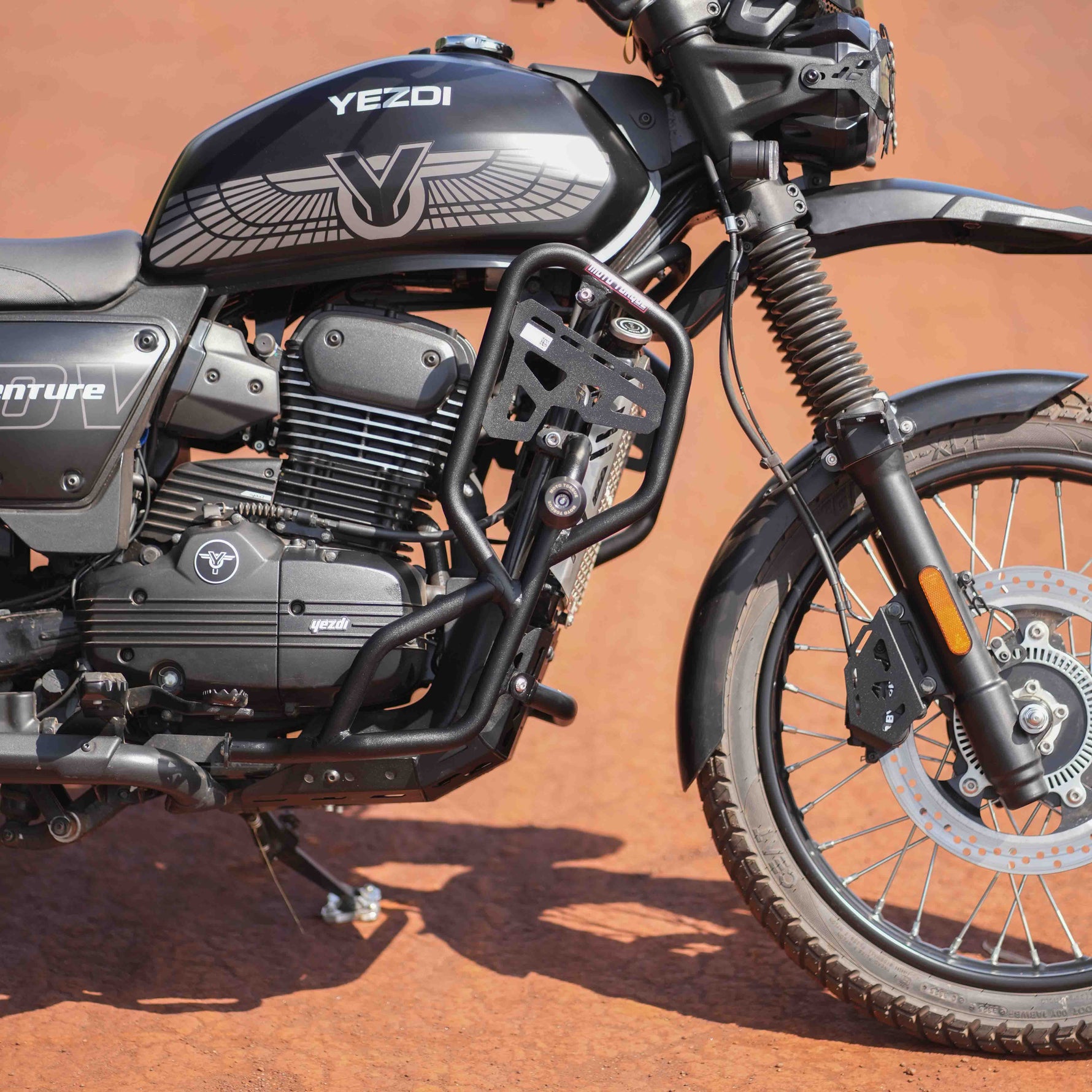MotoTorque Crash Guard for Yezdi Adventure