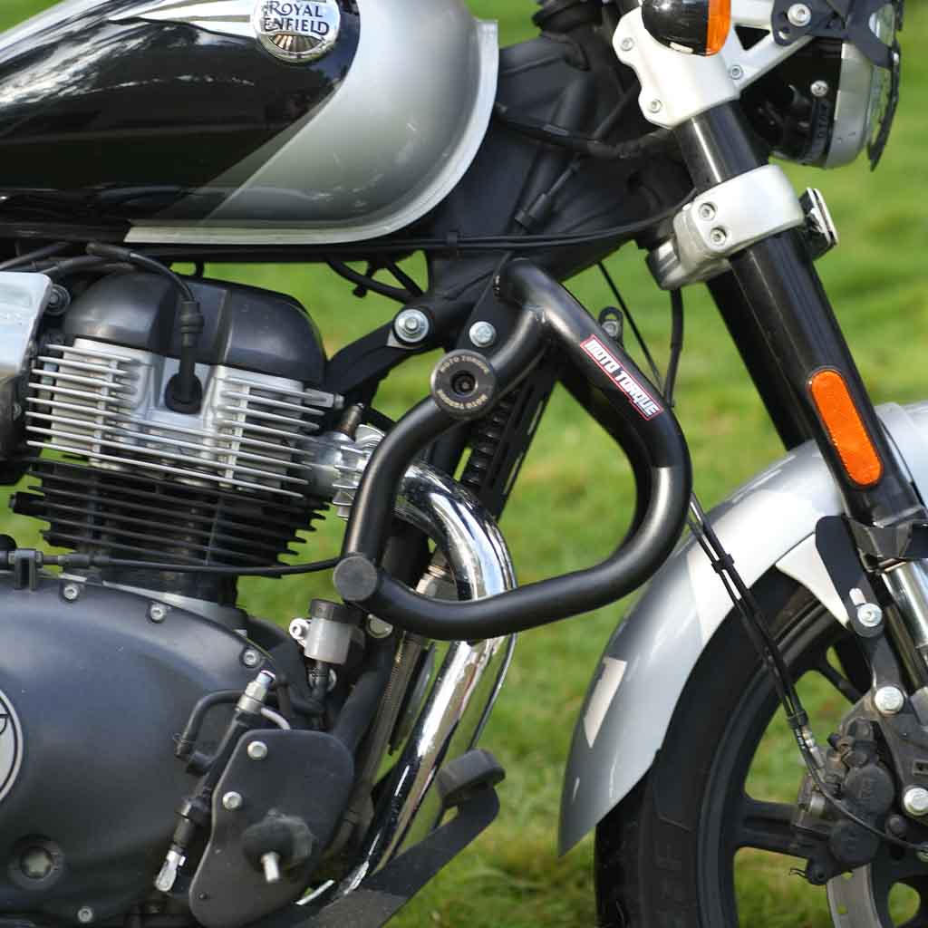 MotoTorque Crash Guard V3.0 for Royal Enfield Super Meteor 650 — Frame & Engine Protection