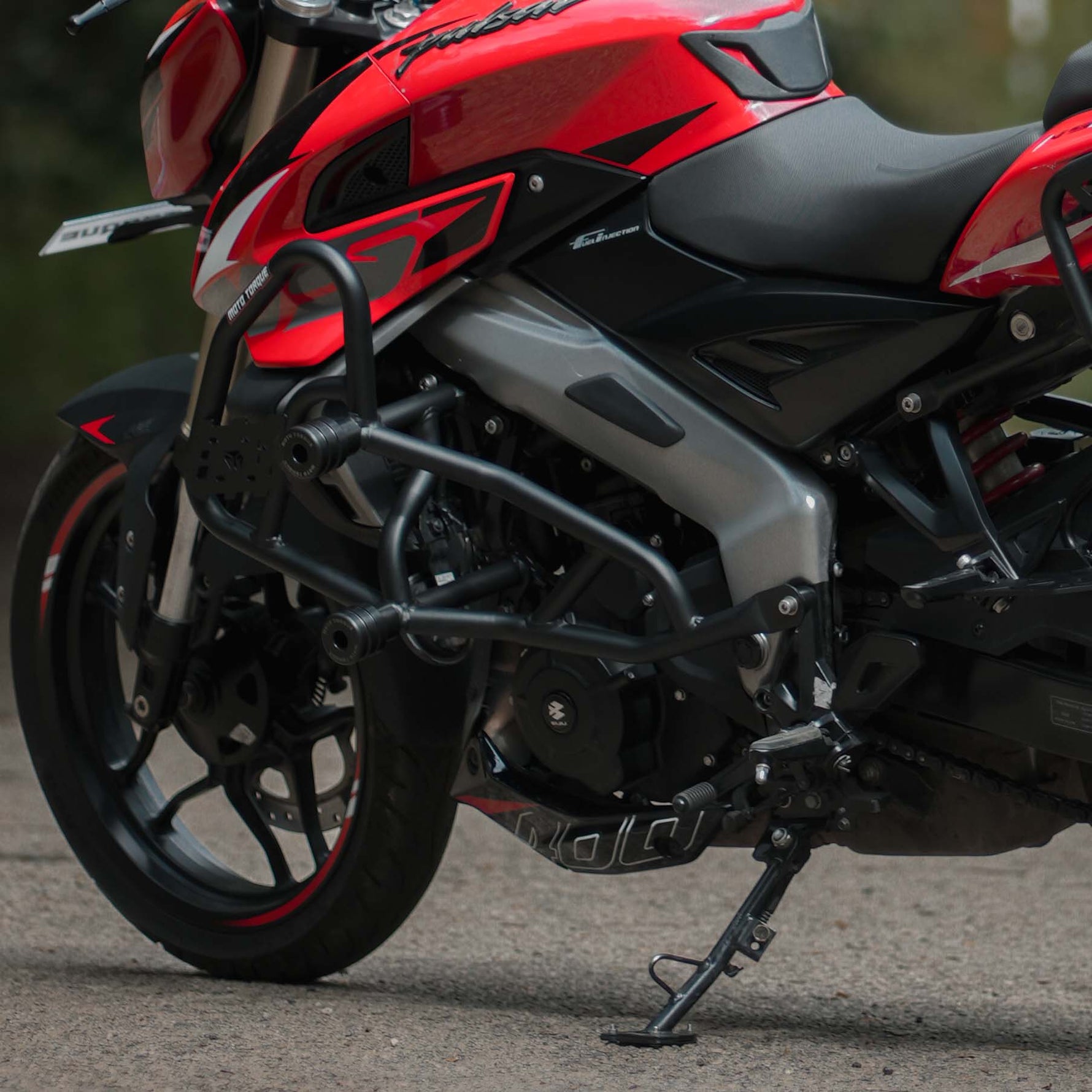 MotoTorque Crash Guard for Bajaj Pulsar NS400Z — Frame & Engine Protection