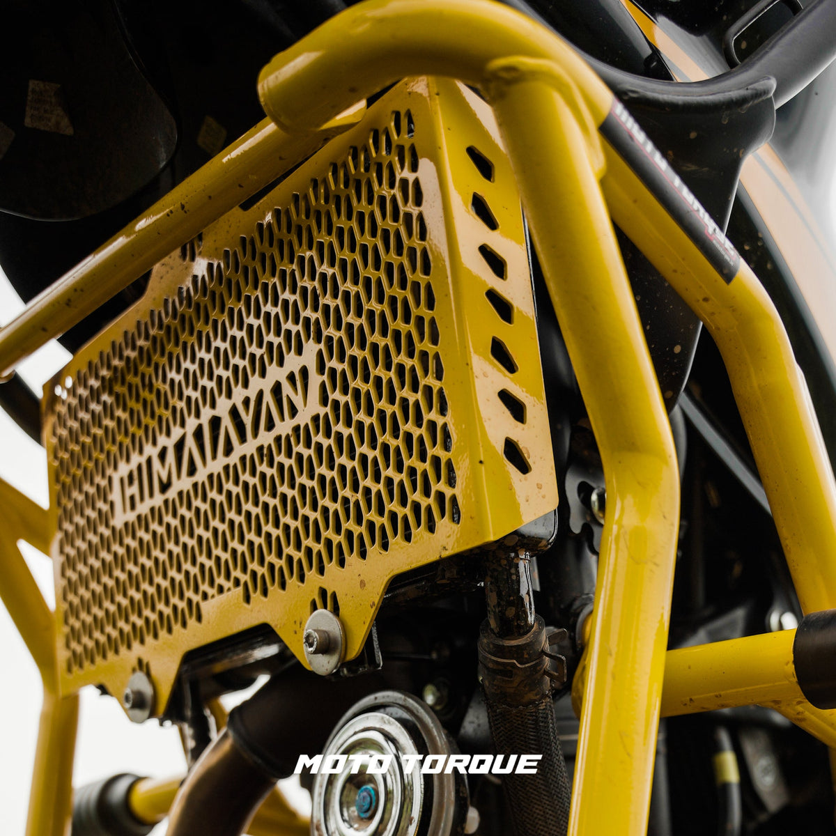 Mototorque Himalayan 450 Radiator Guard - Yellow