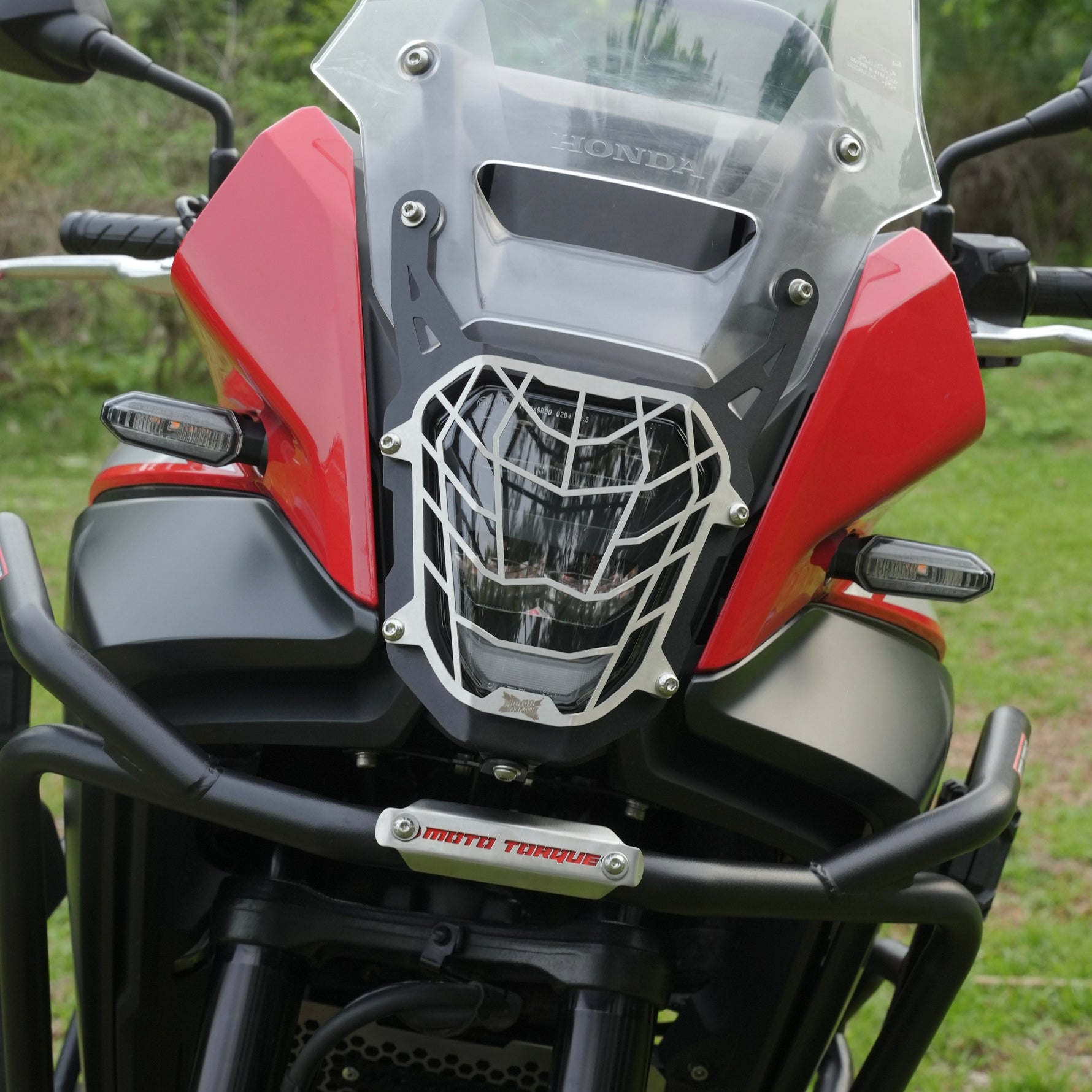 MotoTorque Headlight Grill for Honda NX500 — Headlight Protection