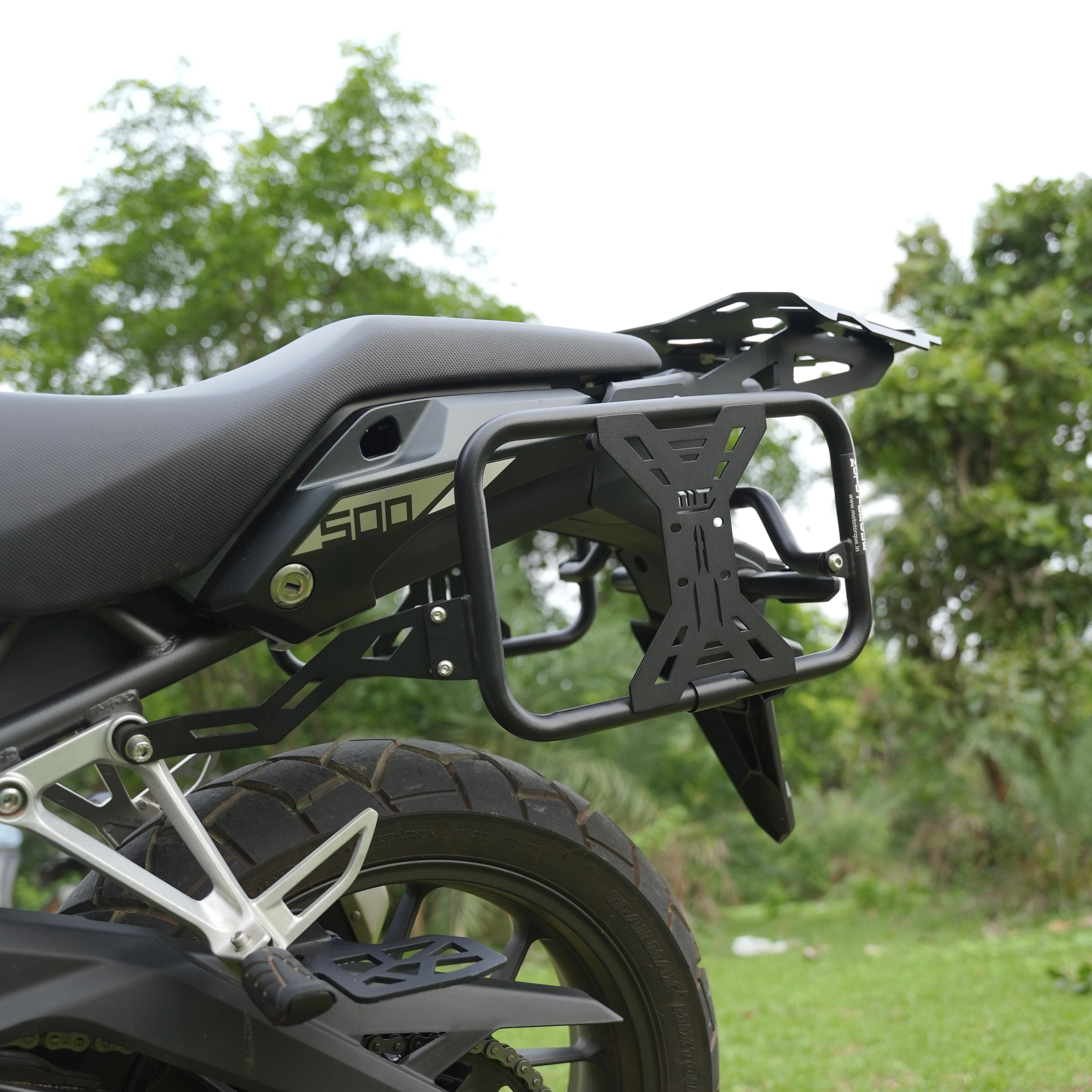 MotoTorque Saddle Stay for Honda NX500 — Pannier Mounting Bracket