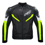 DSG Race PRO V2 Riding Jacket Black Yellow Fluo