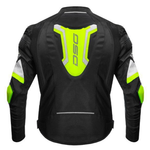 DSG Race PRO V2 Riding Jacket Black Yellow Fluo