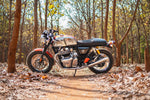 Powerage short slip-on exhaust fitted on Interceptor 650