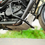 LEGUNDARY Vambrace Bash Plate Silver for Royal Enfield Hunter 350