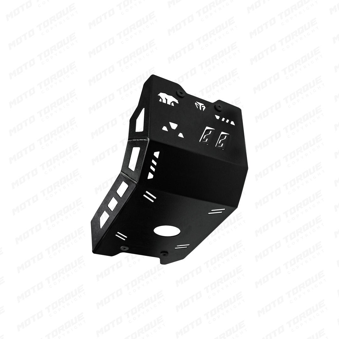 MotoTorque Engine Guard (MS Black) for Royal Enfield Bear 650 — Lower Frame & Case Protection