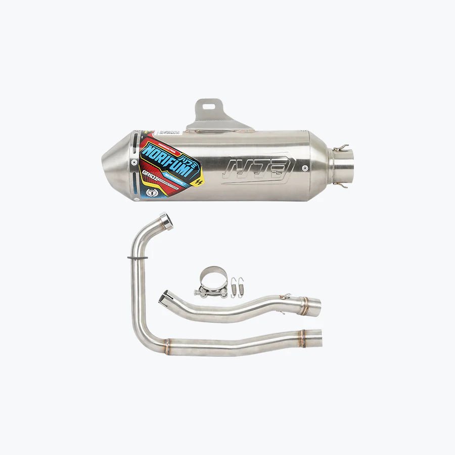 NORIFUMI Gridz Kompetisi Exhaust for Hero XPulse 210 — with DB Killer