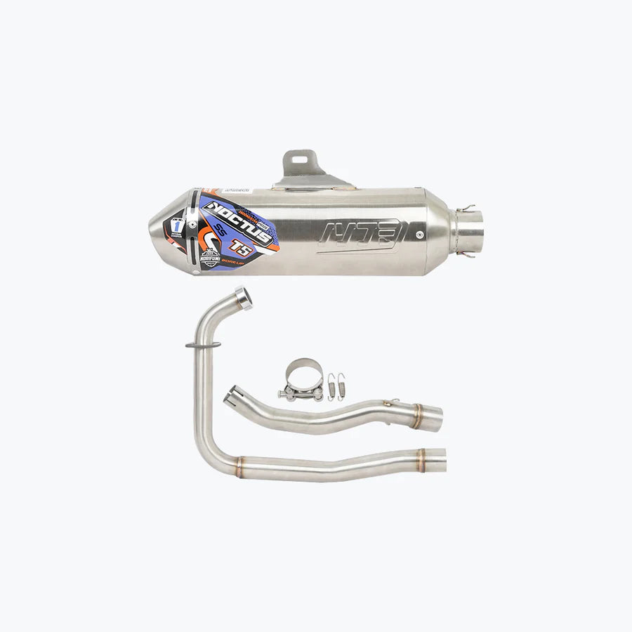 NORIFUMI Noctus T5 Boreup Exhaust for Hero XPulse 210 — with DB Killer