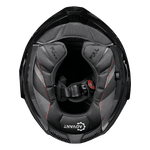 LS2 FF901 Advant X Solid Carbon helmet with drop-down sun visor