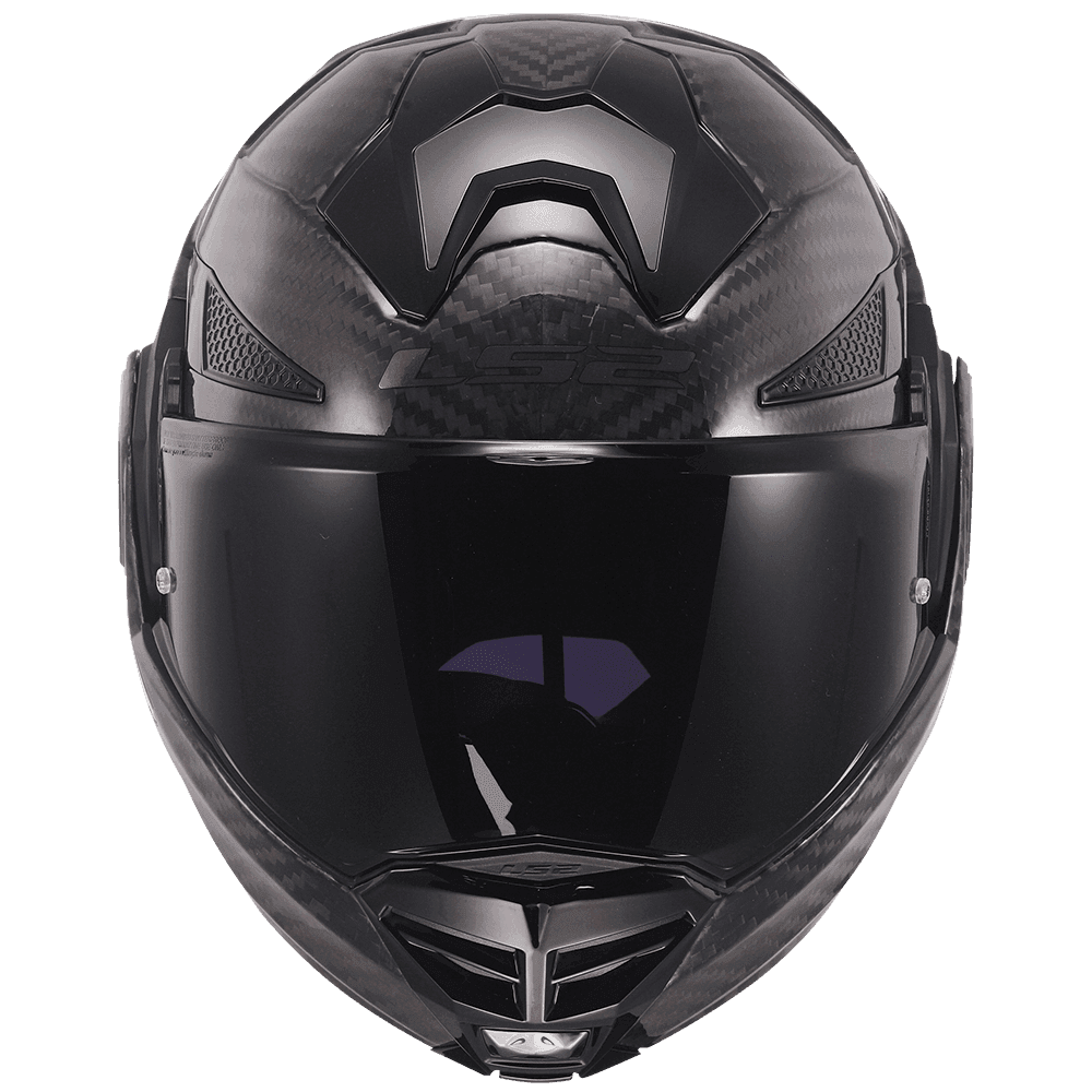 LS2 FF901 Advant X Solid Carbon helmet front view