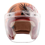 AXOR Retro Jet Hawaii Women's Helmet — ISI Certified Open Face Helmet