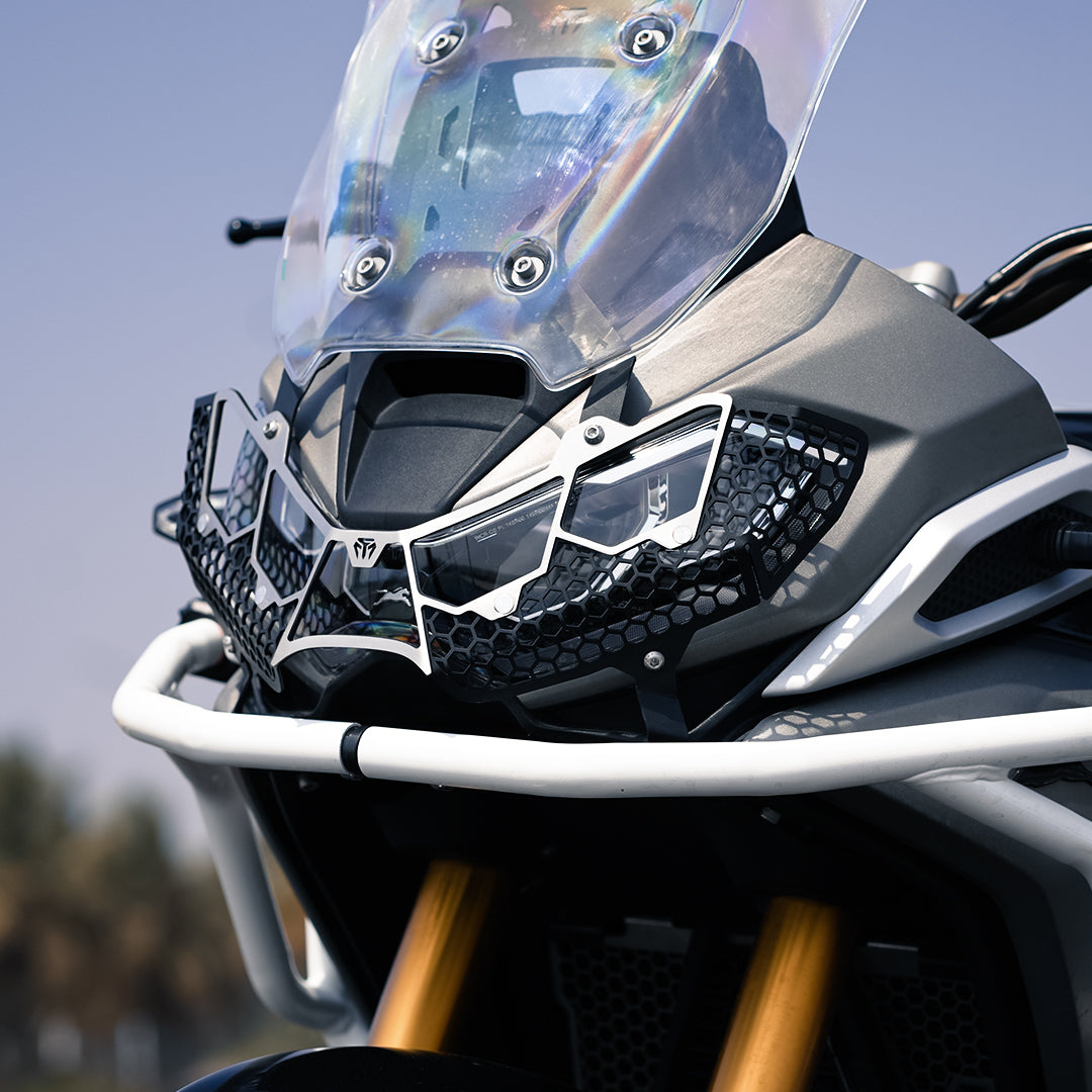 Head Light Grill Honey Comb for TVS Apache RTX 300