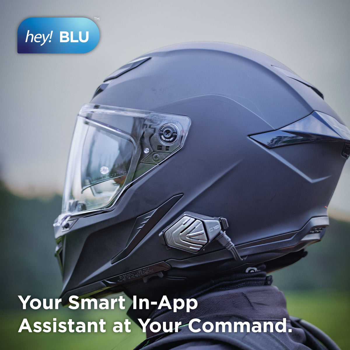 BluArmor C10 hey BLU voice control
