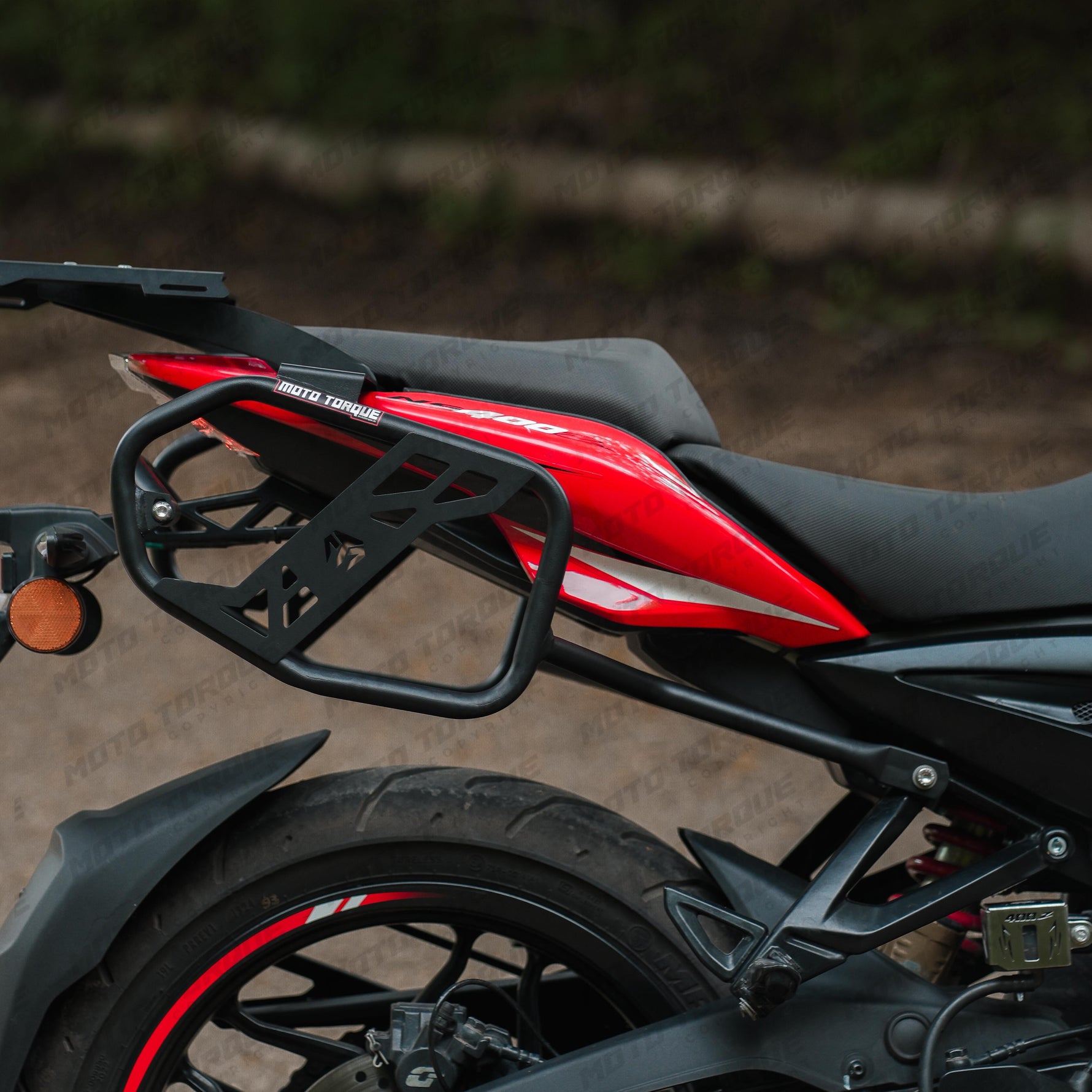 MotoTorque Saddle Stay for Bajaj Pulsar NS400Z — Pannier Mounting Bracket