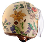 AXOR Retro Jet Ibiza Women's Helmet — ISI Certified Open Face Helmet
