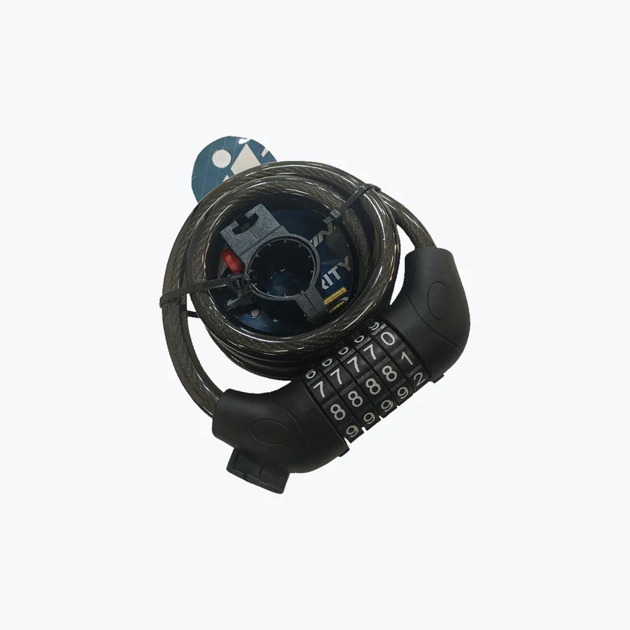 JB Racing Cable Number Lock Heavy Premium — Combination Steel Cable Lock for Bike, Helmet & Luggage