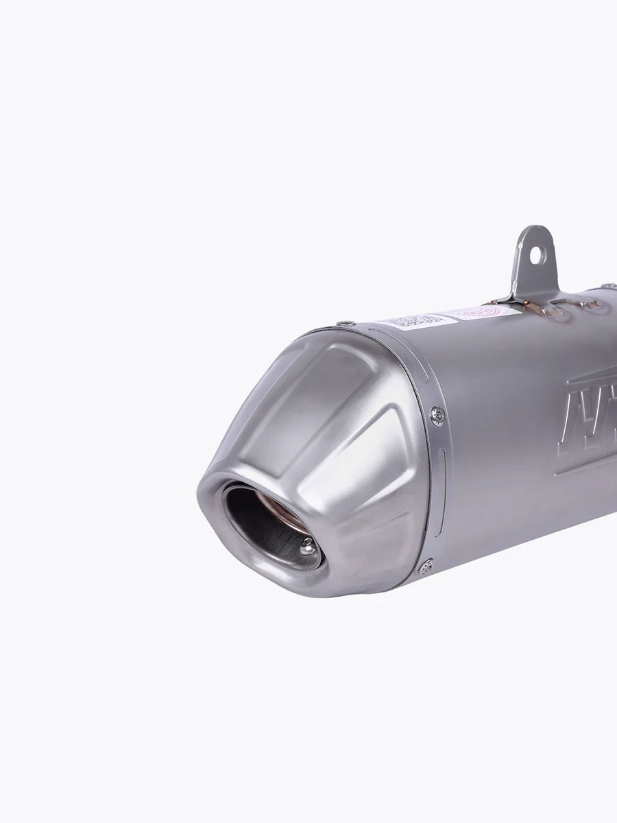 NORIFUMI Slip-On Whoops Exhaust — KTM 390 Adventure (Stainless Steel)