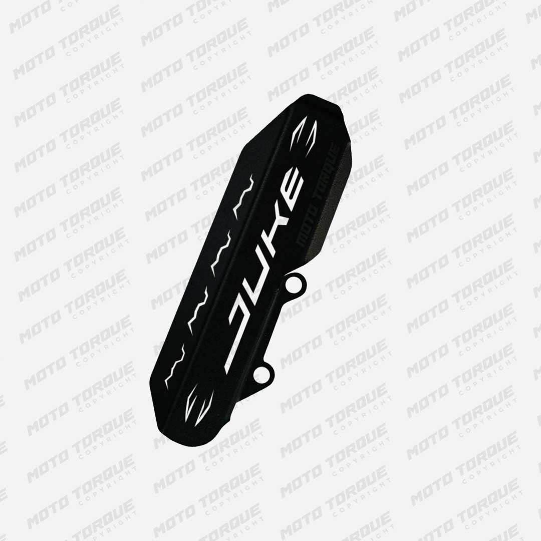 MotoTorque Rear Master Cylinder Guard (Mild Steel) for KTM Duke 250/390 Gen-3 — Reservoir Protection