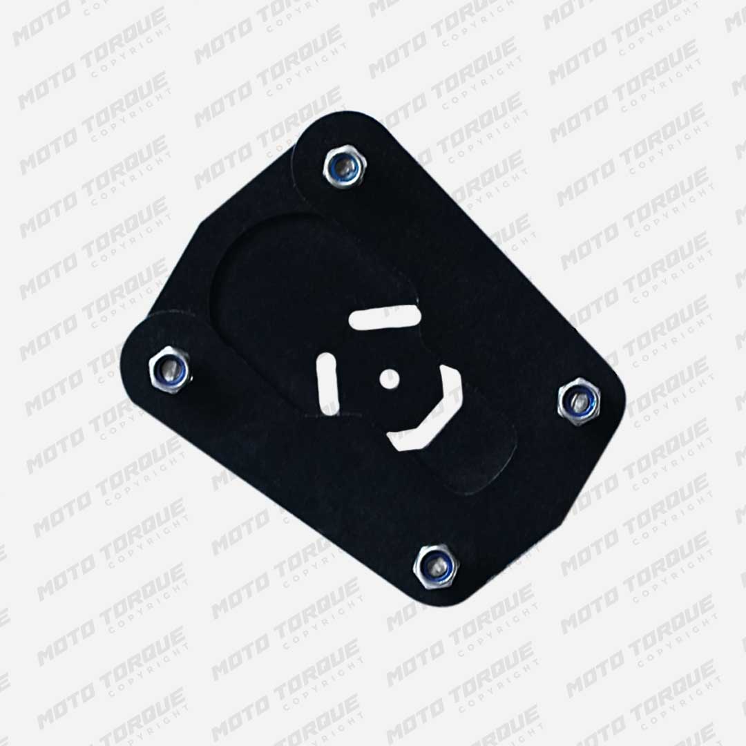 MotoTorque Side Stand Extender (Mild Steel) for KTM Duke 250/390 Gen-3 — Parking Stability