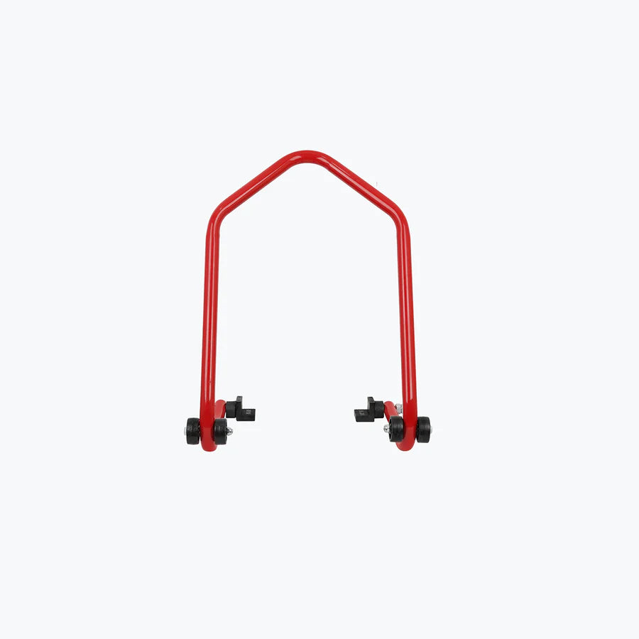 JB Racing Paddock Stand — Non-Dismantle Heavy Duty Rear Spool Stand (Red)
