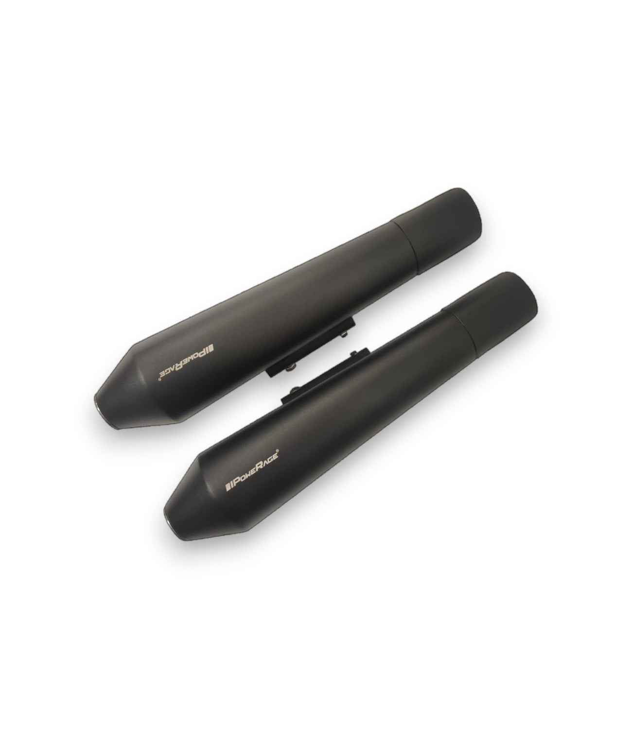 Powerage slip-on exhaust for Interceptor 650 / Continental GT 650, black, short