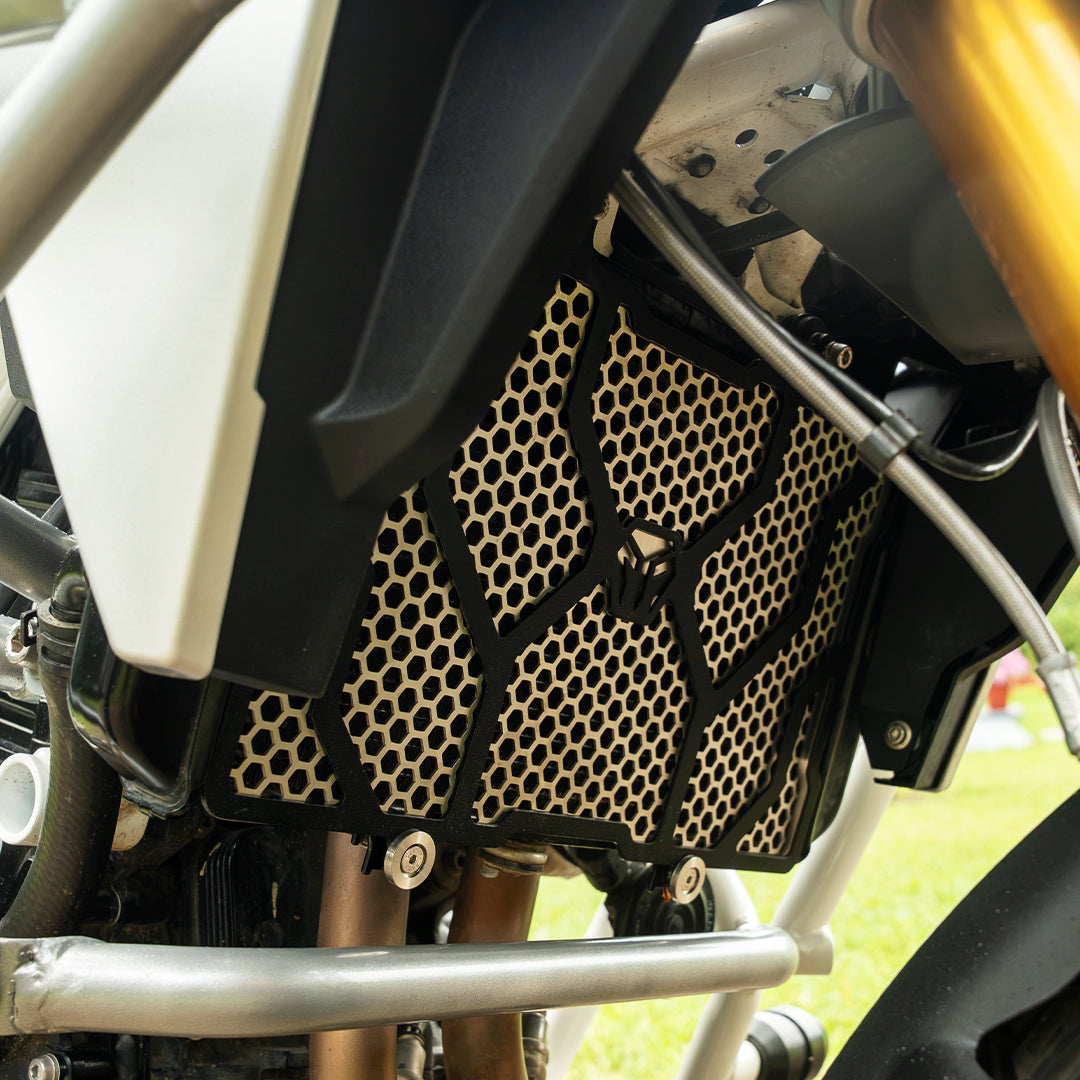 Mototorque Spyder Radiator Guard for BMW F450 GS (MS + SS Combo) - view 2