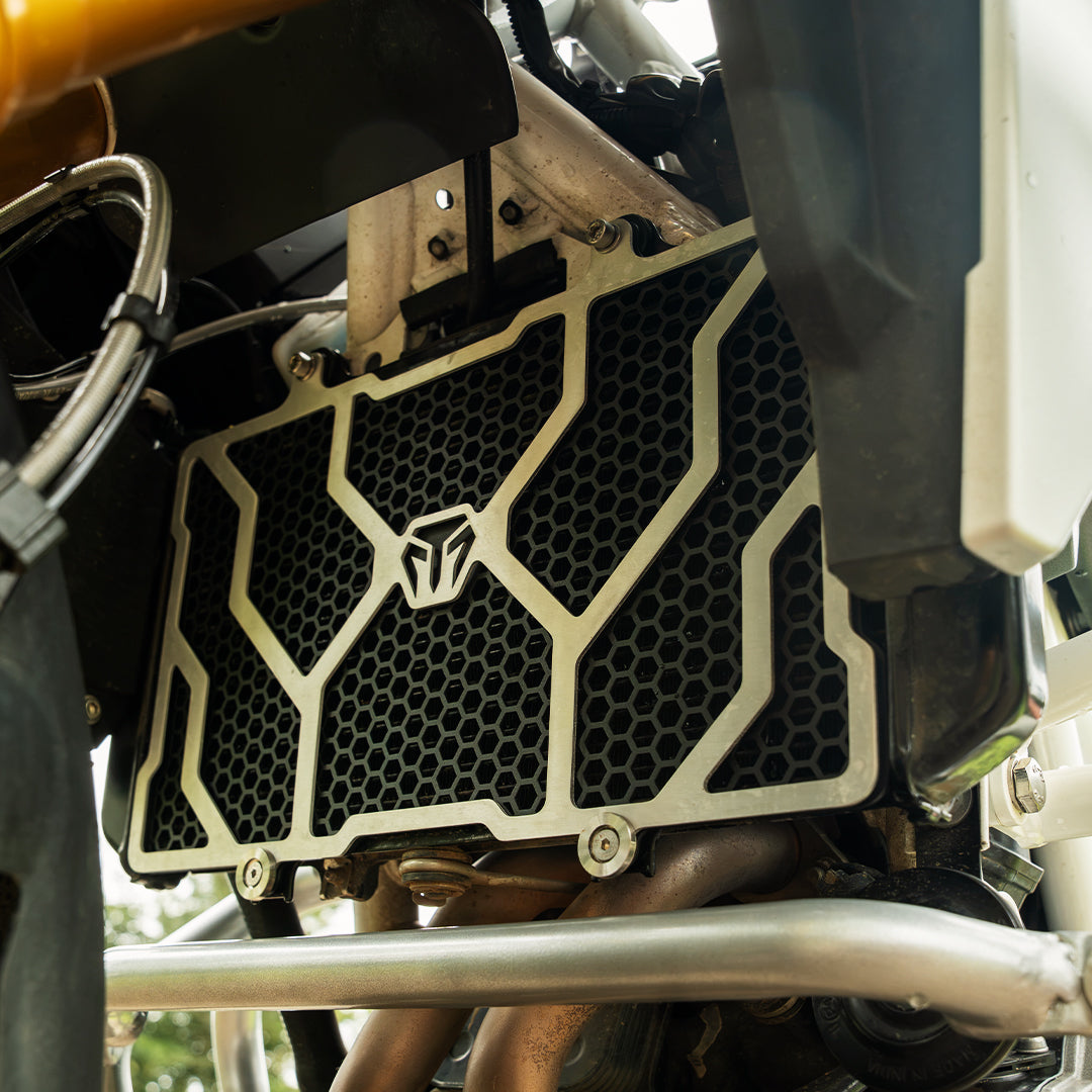 Mototorque Spyder Radiator Guard for BMW F450 GS (Aluminium + MS Combo) - view 2