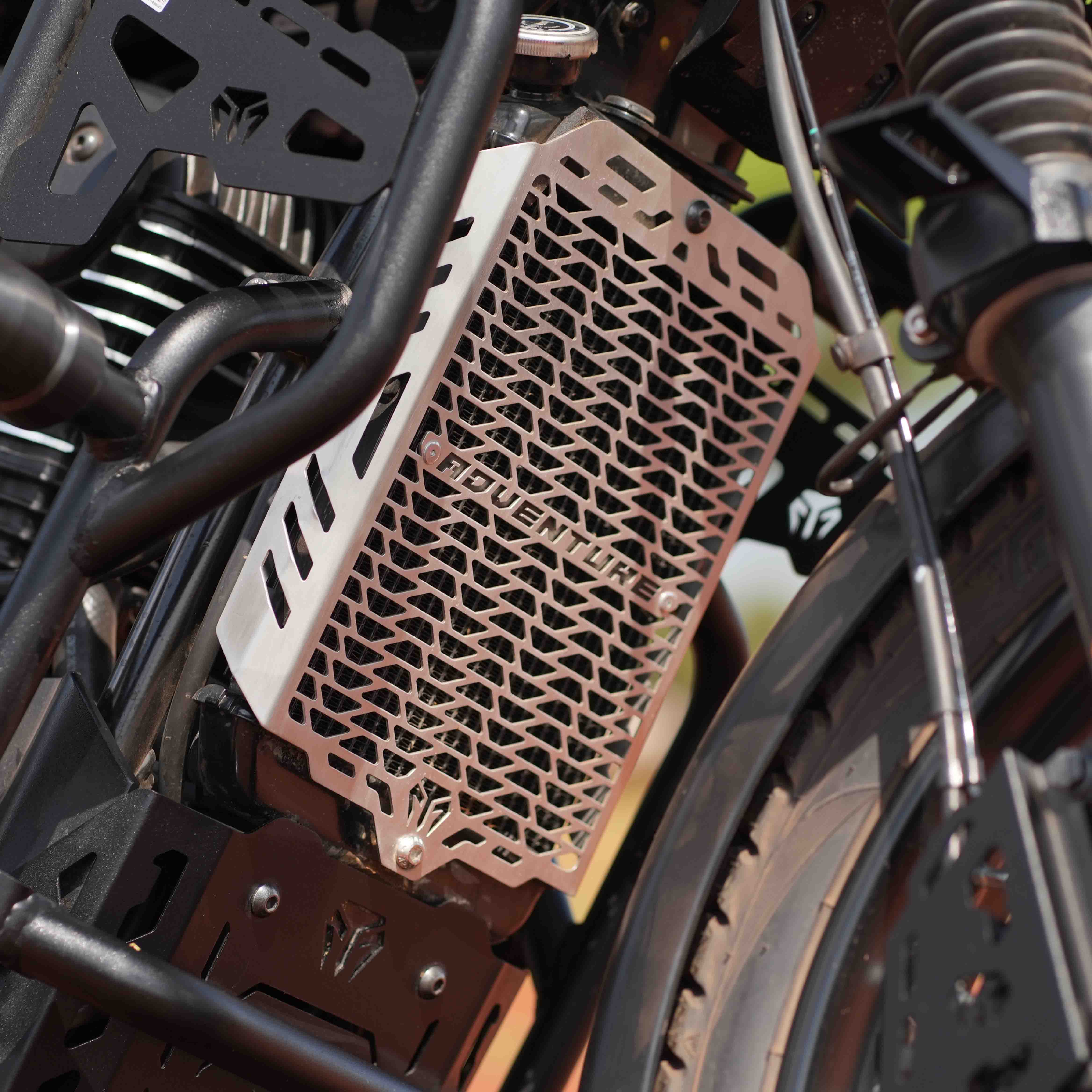 MotoTorque Radiator Guard (SS) for Yezdi Adventure