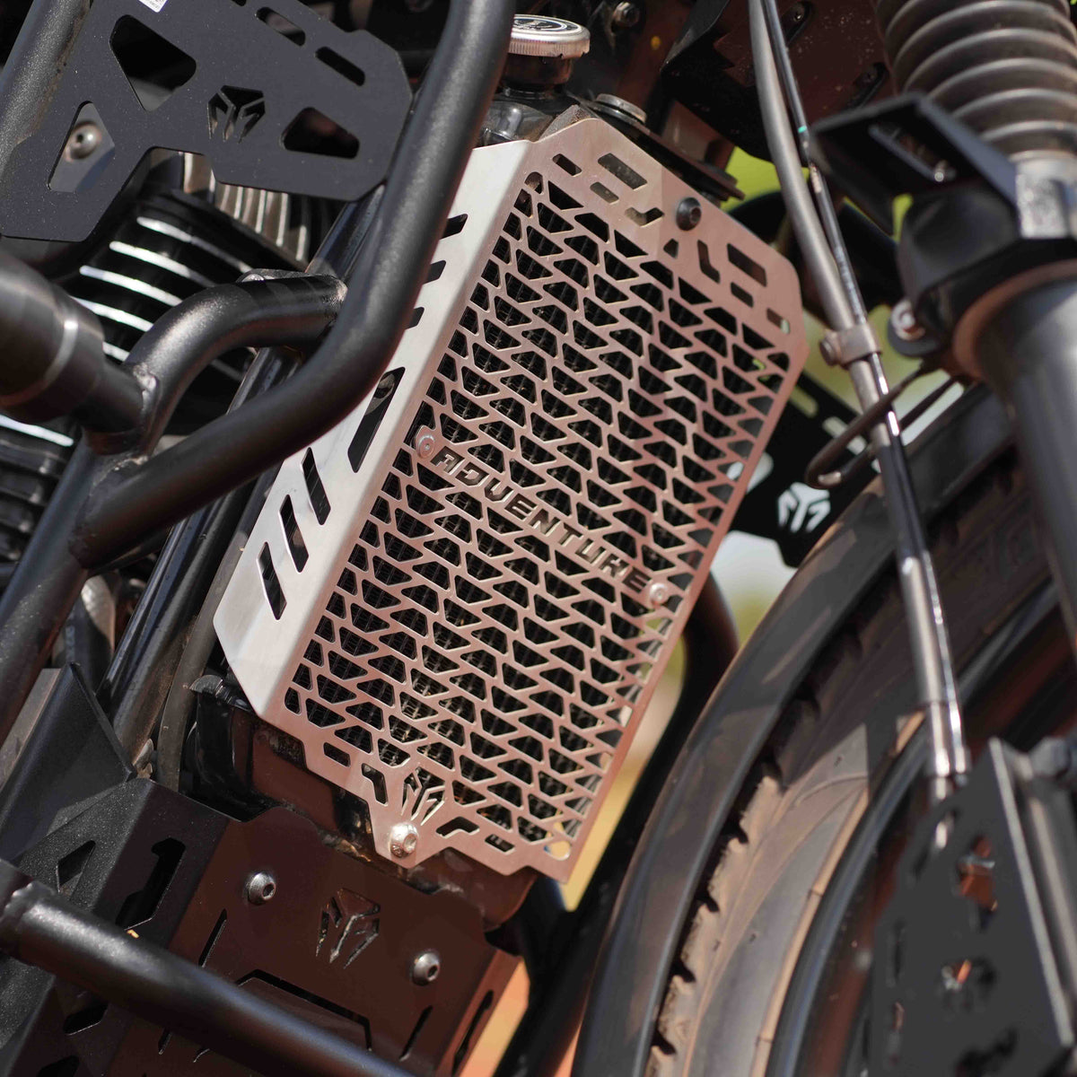 MotoTorque Radiator Guard (SS) for Yezdi Adventure