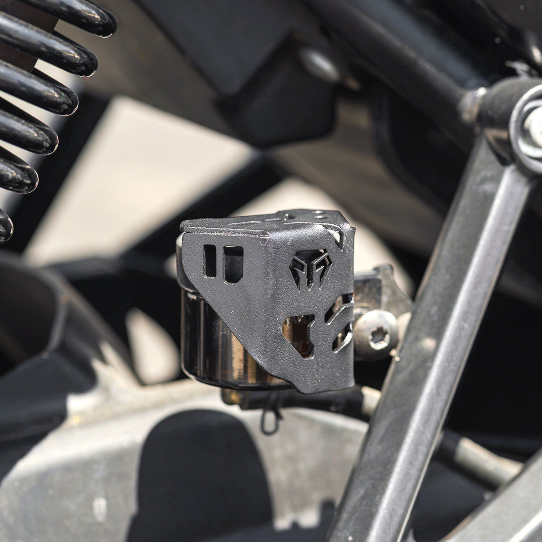 MotoTorque Reservoir Oil Guard (MS) for Harley X440T - fitted