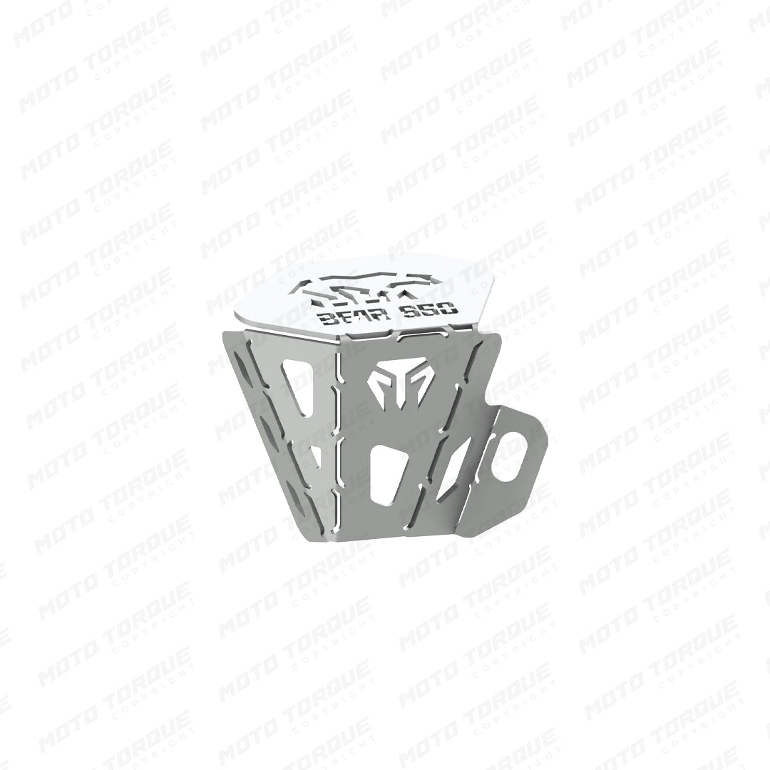 MotoTorque Reservoir Guard (SS) for Royal Enfield Bear 650 — Reservoir Cap Protection
