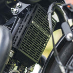 MotoTorque Radiator Guard for RE Shotgun 650 - fitted