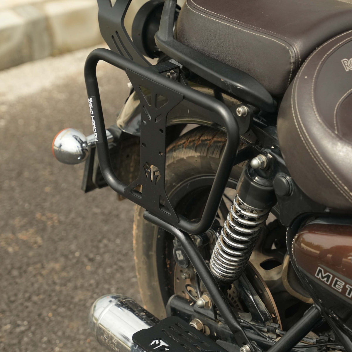 MotoTorque Saddle Stay for Royal Enfield Meteor 350 — Pannier Mounting Bracket