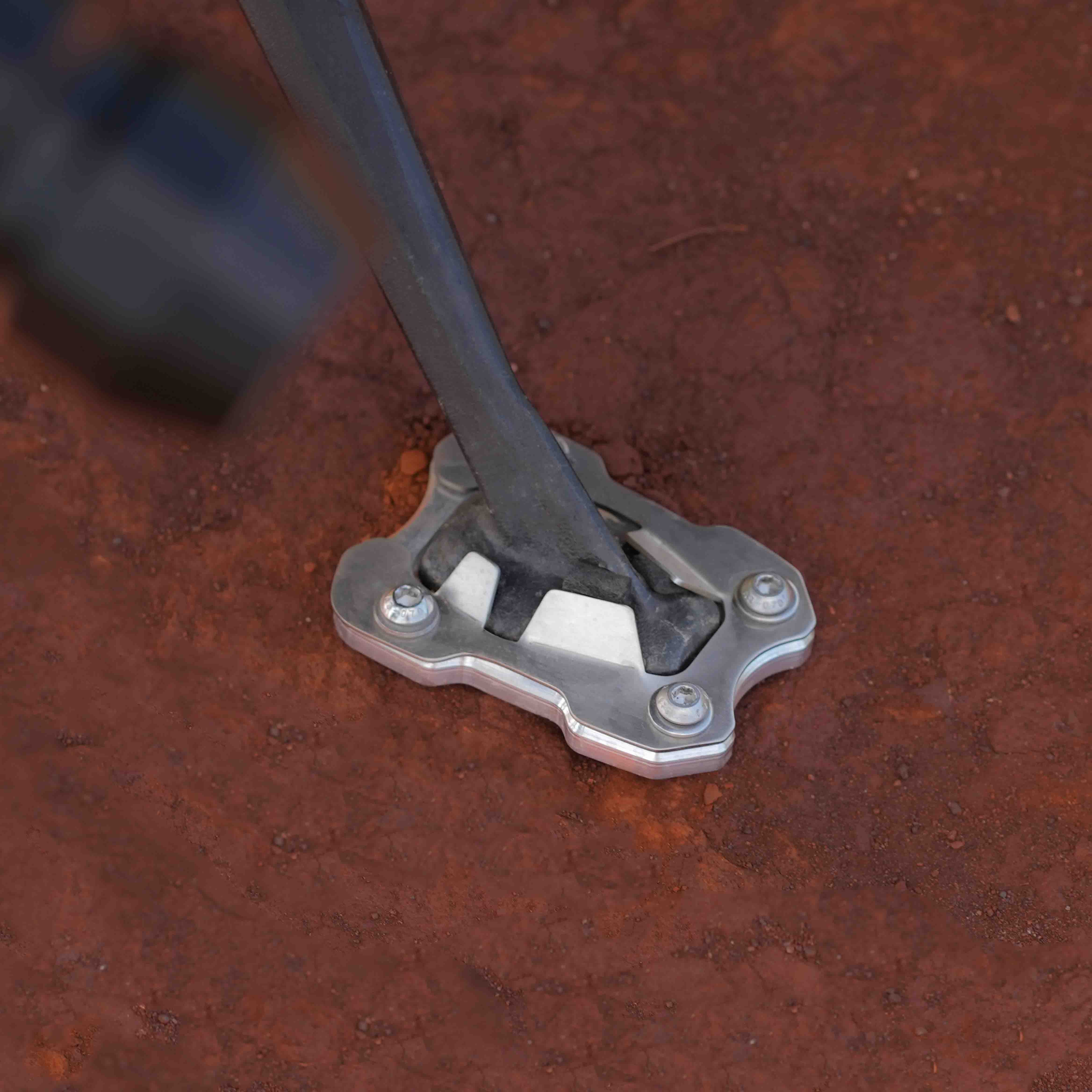MotoTorque Side Stand Extender for Yezdi Adventure
