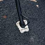 Side Stand Extender for TVS Apache RTX 300 - fitted view